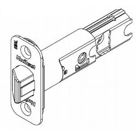 Kwikset 6AL Adjustable Plainlatch, Bright Polished Chrome 83480-26